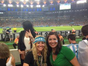 Opening game at Rio's Maracana Stadium. We saw Messi's first goal!